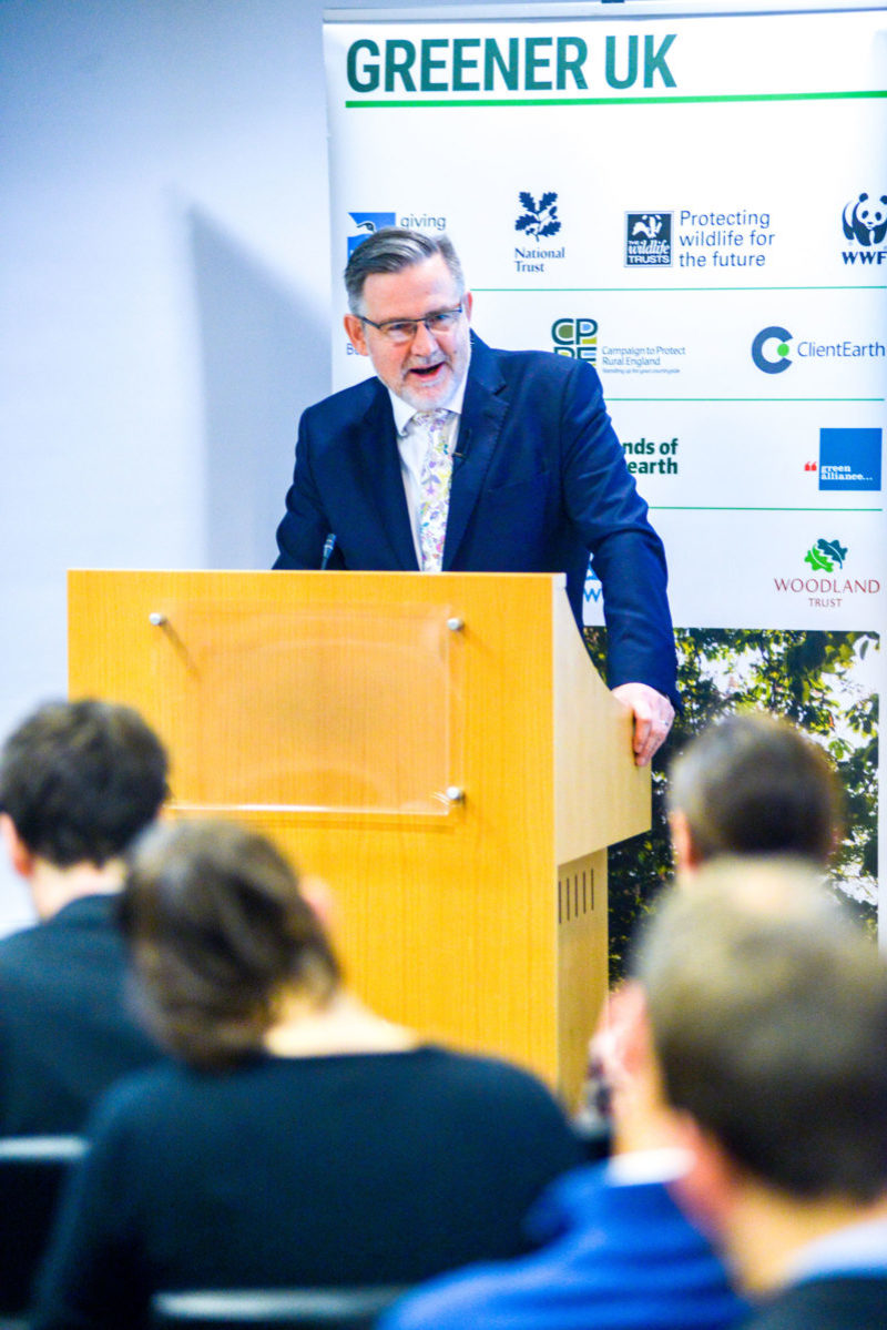 Barry Gardiner speaking at Greener UK event on sustainable trade after Brexit